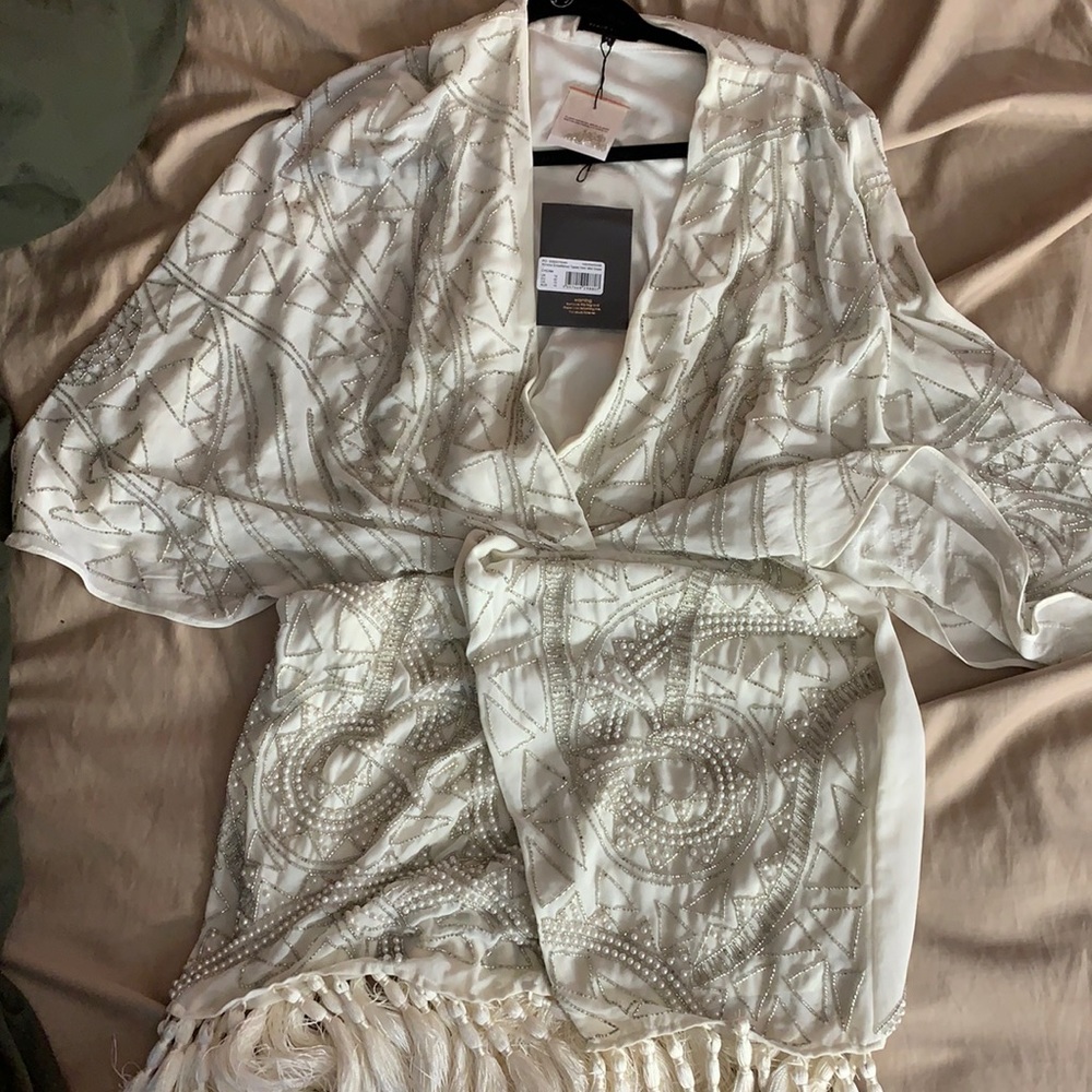 Beautiful gorgeous dress hand sewn embroidery